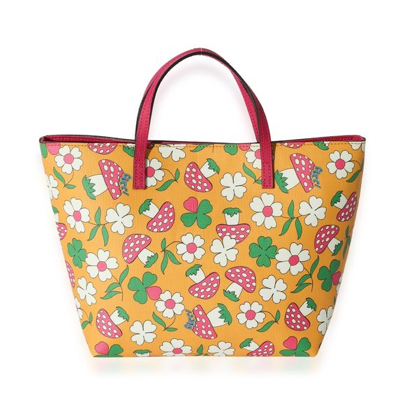 Gucci Multicolor Mushroom Print Canvas Kid's Tote - Picture 1 of 7